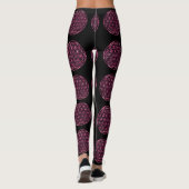 Roze mousserende ventilator leggings (Achterkant)