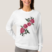 Roze move Rozen lange hoes T-shirt (Voorkant)