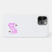 Roze Mozaïek Eleanor Naam met Katten, Case-Mate iPhone Case (Achterkant (horizontaal))