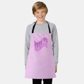 Roze Mozaïek Evelyn Naam, Schort (Gedragen)