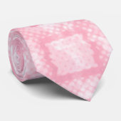 Roze mozaïek stropdas (Opgerold)