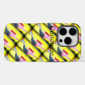 roze mozaïek zeemeerminnen rijzen Case-Mate iPhone case (Achterkant (horizontaal))