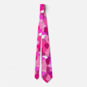 Roze mozaïeken stropdas (Achterkant)