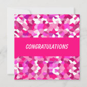 Roze mozaïekflatkaart (Voorkant)