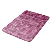 Roze mozaïekpatroon badmat (Gekanteld)
