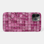 Roze mozaïekpatroon Case-Mate iPhone case (Achterkant (horizontaal))