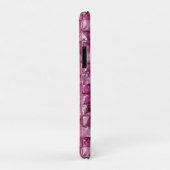 Roze mozaïekpatroon Case-Mate iPhone case (Achterkant/rechts)