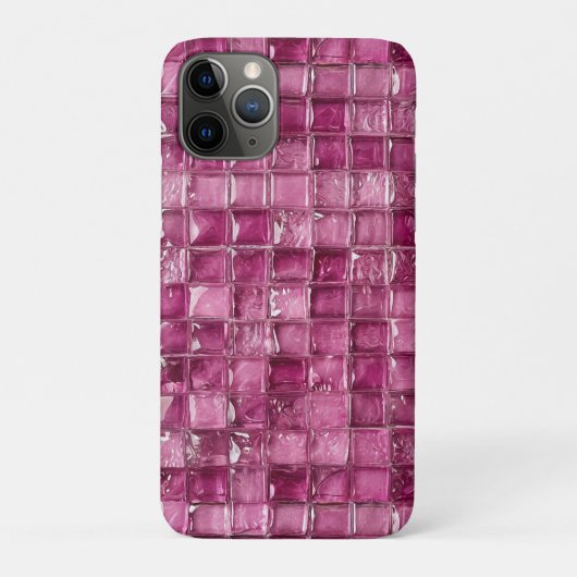 Roze mozaïekpatroon Case-Mate iPhone case (Achterkant)