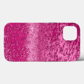 Roze mozaïekpatroon Hoesje-Mate iPhone case (Achterkant (horizontaal))