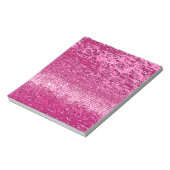 Roze mozaïekpatroon notitieblok (Linkerzijde)