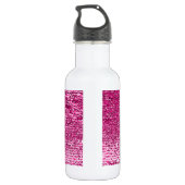 Roze mozaïekpatroon waterfles (Achterkant)