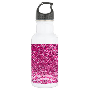 Roze mozaïekpatroon waterfles