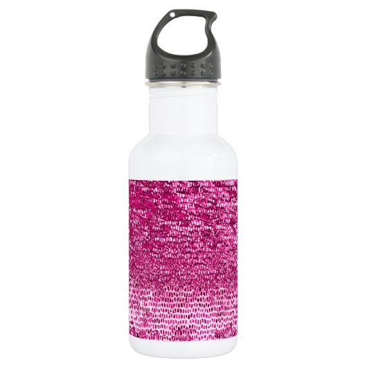 Roze mozaïekpatroon waterfles (Voorkant)