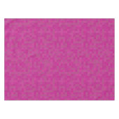 Roze mozaïekpixels tafelkleed (Voorkant (Horizontaal))