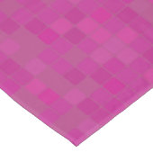 Roze mozaïekpixels tafelkleed (Gekanteld)