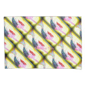 roze mozaïekvormig patroon kussensloop (Voorkant)