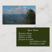 Roze mtns: Mtns belt John Muir. Visitekaartje (Voorkant / Achterkant)