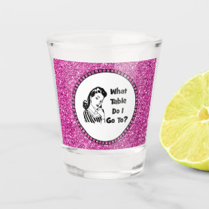 Roze muggezifter, waar ga ik naar toe? Bunco Shot Glas
