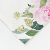 Roze muis Ballerina Maandelijkse groeitracker  Fleece Deken (Hoek)