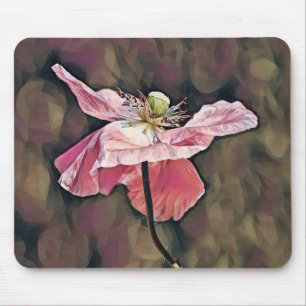 Roze Muismat met blauw opgeruimde kunst