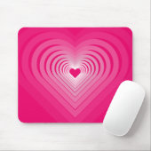 Roze Muismat met harten (Met muis)
