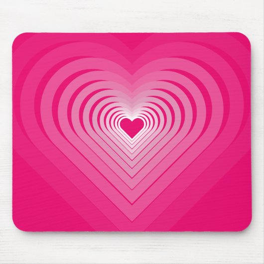 Roze Muismat met harten (Voorkant)