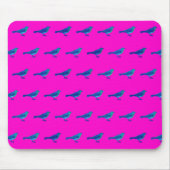 Roze Muismat met vogelpatroon (Voorkant)