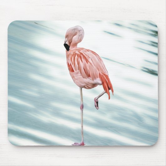 Roze Muismat van Flamingo Bird (Voorkant)