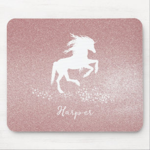 Roze Muismat van Glitter Unicorn