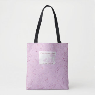 Roze Mulberry Papier Compositie Notitieboek Elegan Tote Bag