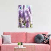 Roze Mulla Mulla Ingepakt Canvas Afdruk (Insitu (Woonkamer))