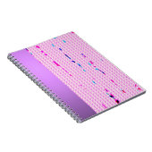 Roze Multi Color Sprinkles Notitieboek (Rechterzijde)
