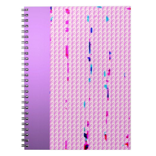 Roze Multi Color Sprinkles Notitieboek (Voorkant)