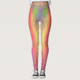 Roze Multi Gekleurde Python Snake Print Dames Leggings