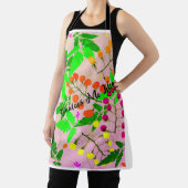 roze multi-gekleurde tomatenvariëteiten schort (Insitu)