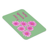 Roze Mums Bloemen Chrysanten Magneten (Rechterzijde)