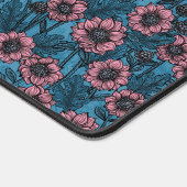 Roze Mums Bureaumat (Hoek)