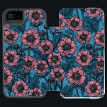 Roze Mums<br><div class="desc">Handgetekend vectorpatroon met kleine roze chrysanten</div>