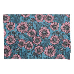 Roze Mums Kussensloop