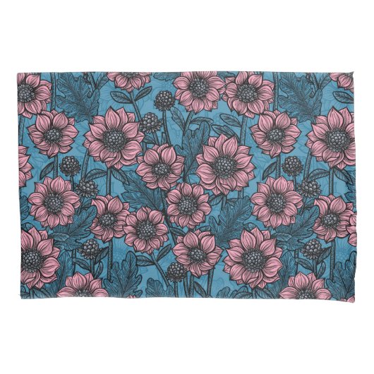 Roze Mums Kussensloop (Voorkant)