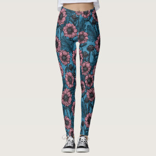 Roze Mums Leggings