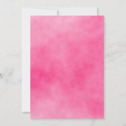 Roze munt groen witte waterverf florale Afstuderen Kaart (Achterkant)