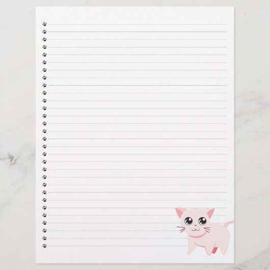 Roze munt letterhead (Voorkant)