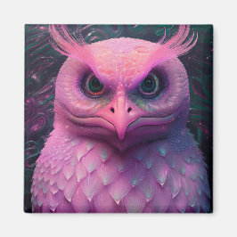 Roze Murloc/Uil hybride schepsel Magneet