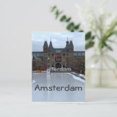 Roze, museumplein, Amsterdam Briefkaart (Staand voorkant)