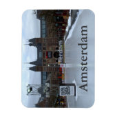 Roze, museumplein, Amsterdam Magneet (Verticaal)