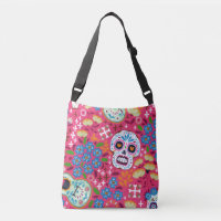 Roze Music Rock Skull Floral Garden