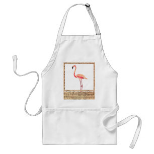 Roze Musical Flamingo Apron Standaard Schort