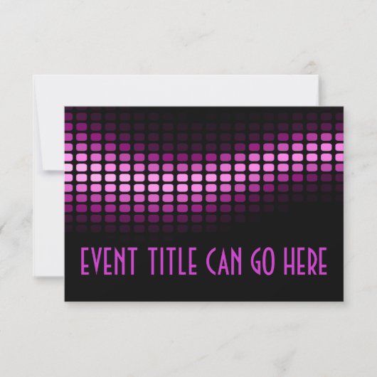 roze musicmeterz kaart (Voorkant)