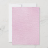 Roze Mustache Bash Kaart (Achterkant)